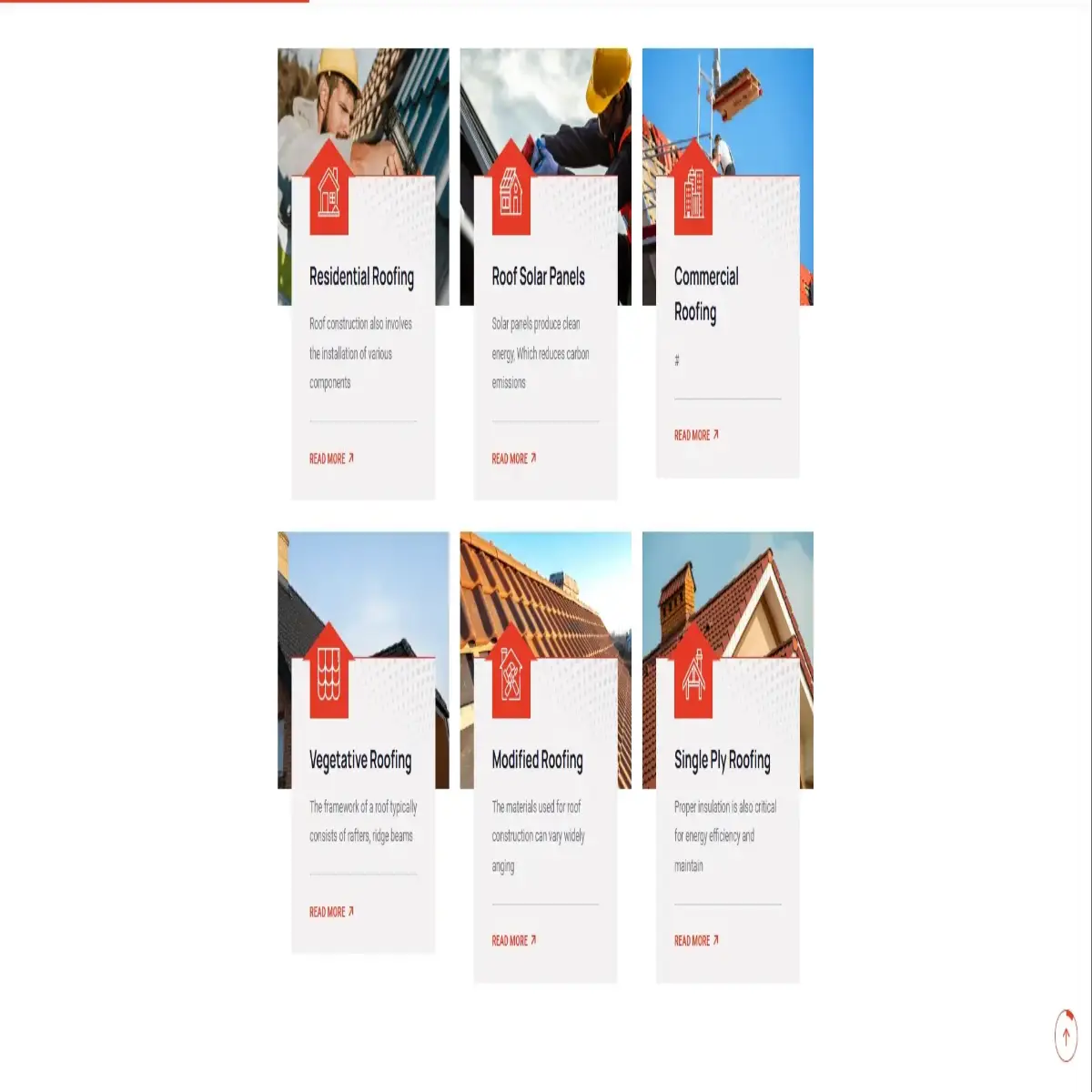 Ridge Riders Roofing website design and development