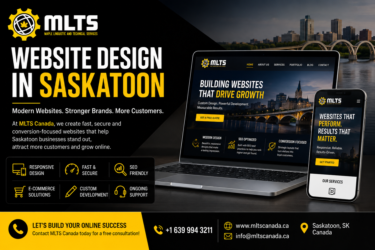 Website design services in Saskatoon